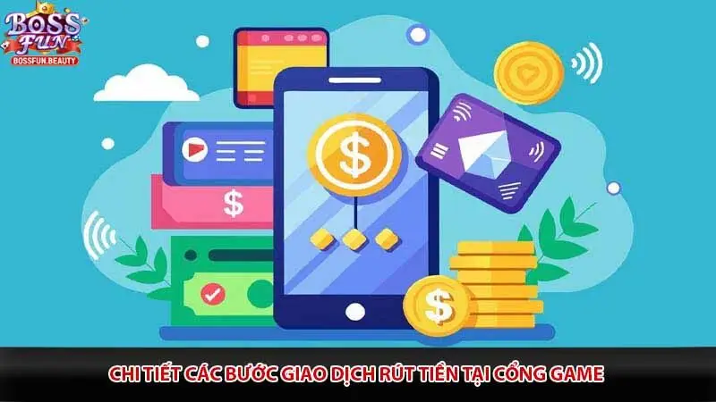 Chi tiết các bước giao dịch rút tiền tại cổng game