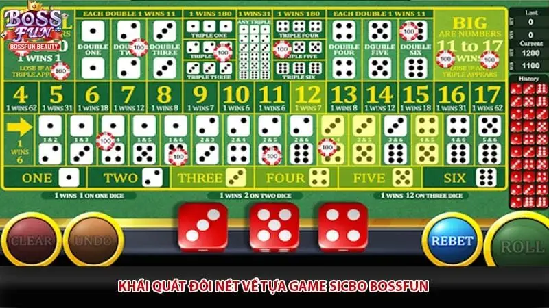 Khái quát đôi nét về tựa game Sicbo Bossfun