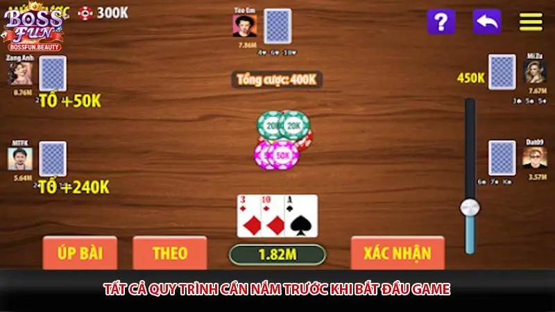 Tất cả quy trình cần nắm trước khi bắt đầu game